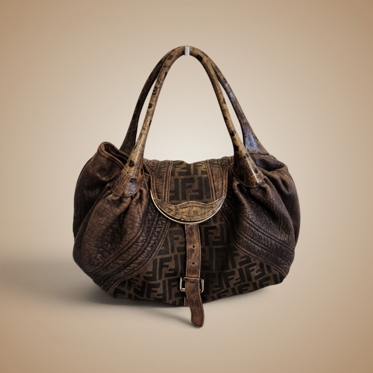 Fendi Spy Bag — Leather Restoration — before restoration