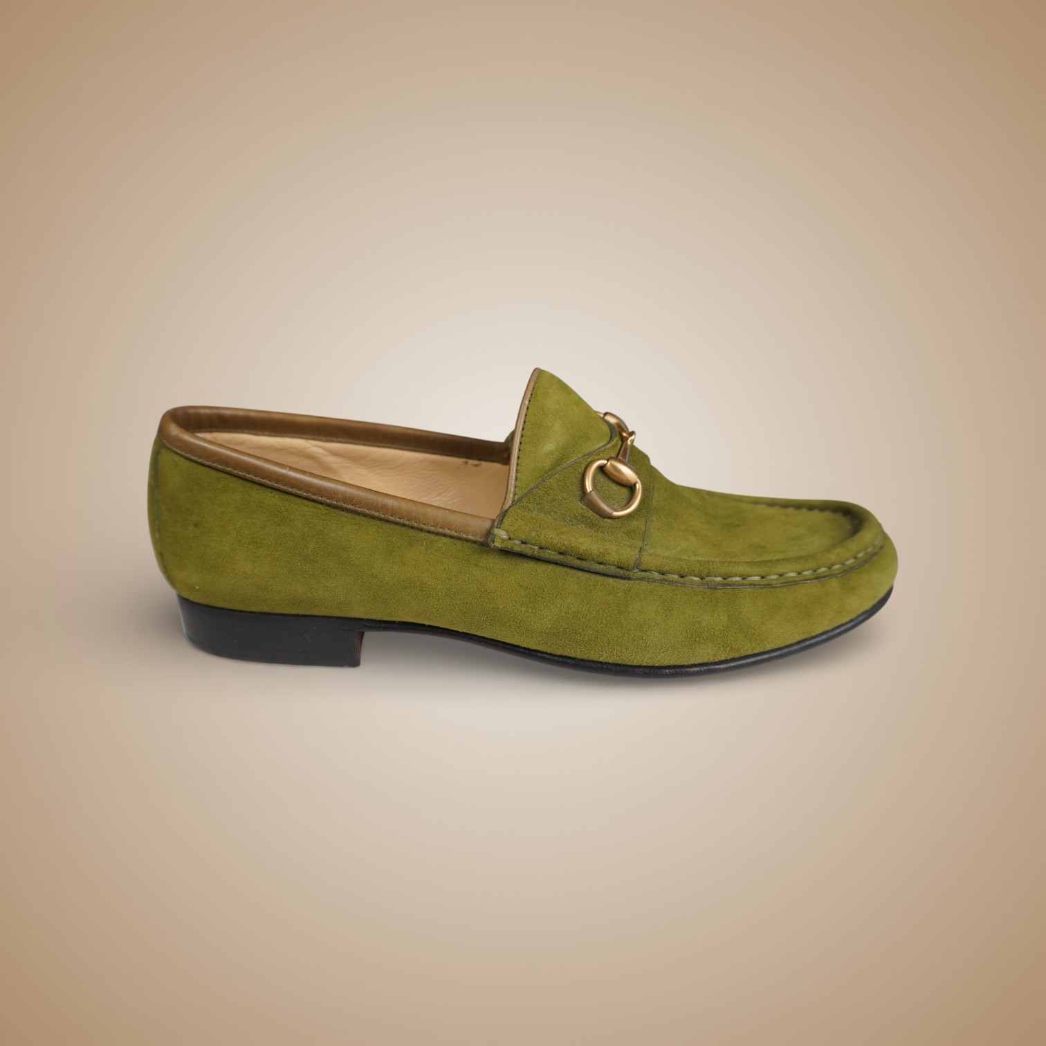 Gucci Loafer — Vintage Suede Clean — after restoration