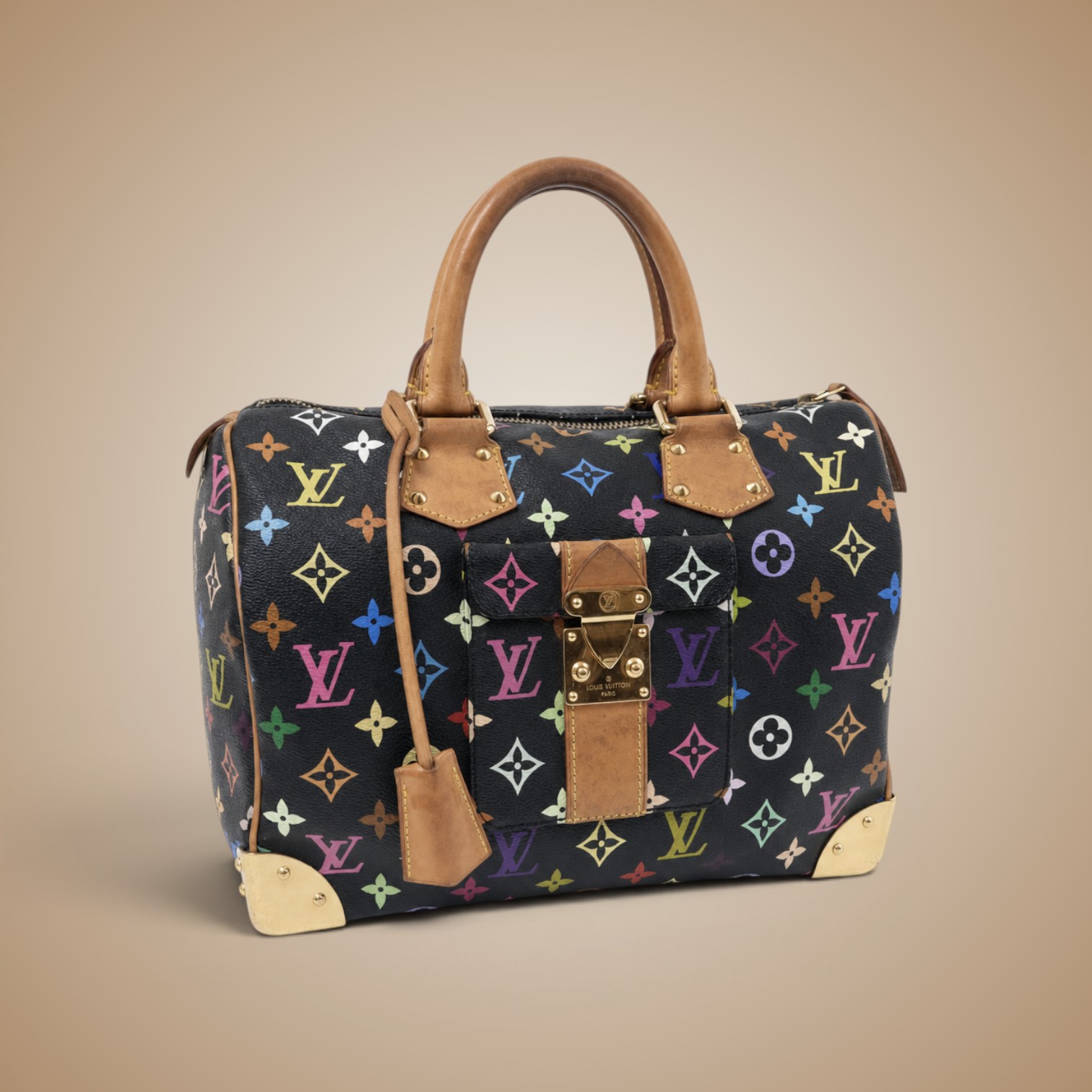Louis Vuitton Multicolore Speedy — Handbag Restoration — before restoration